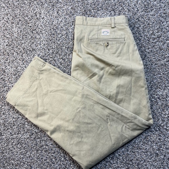 Polo Ralph Lauren The Whitman Chino Men's 34x28 Pants Relaxed Fit Pleated Khaki